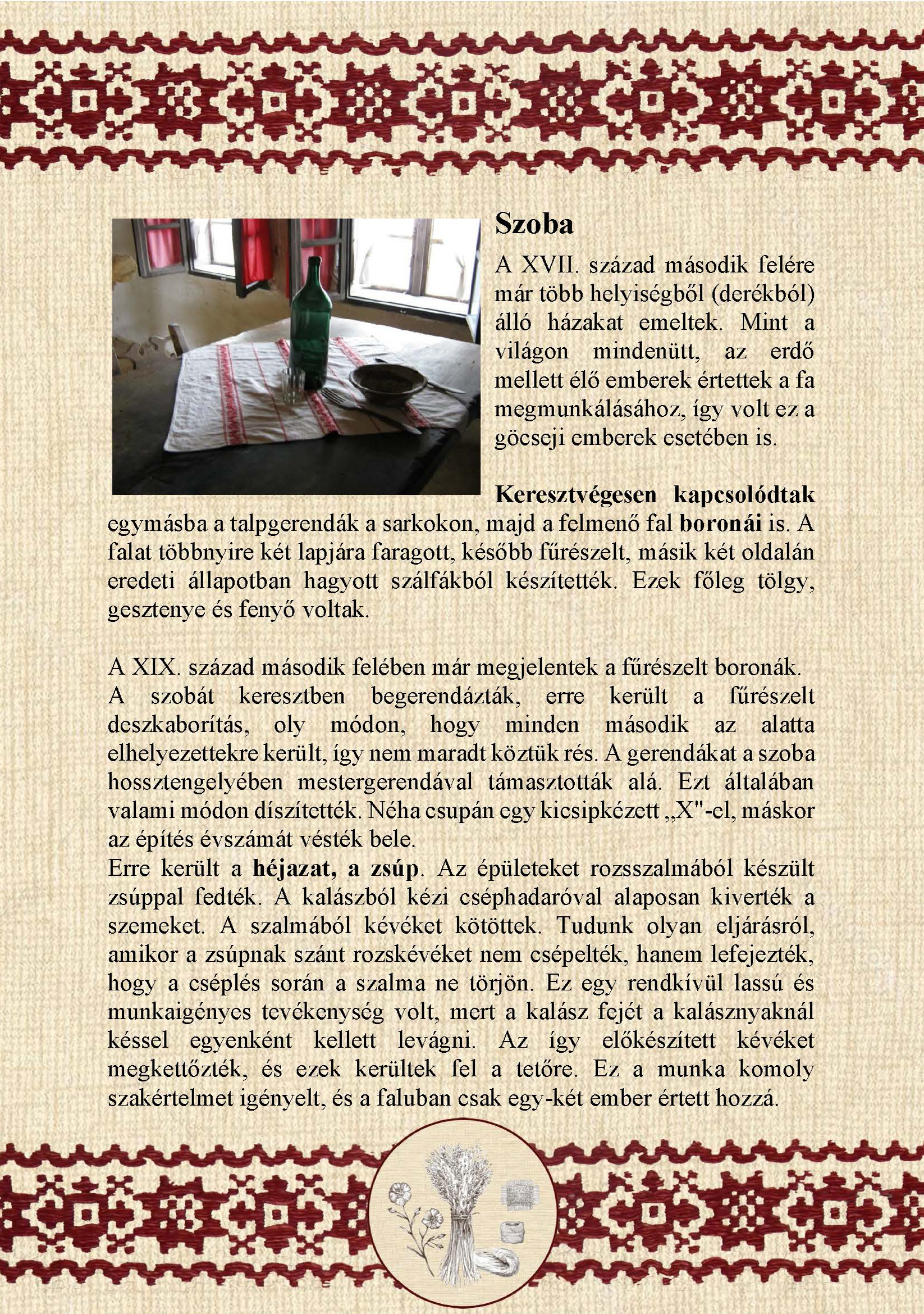 Adatok forrása: Göcseji Múzeum.